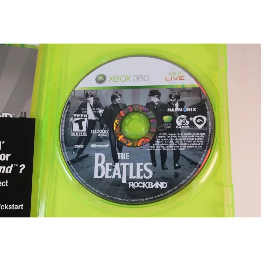 Beatles: Rock Band (Microsoft Xbox 360, 2009) Brand New Factory Sealed Free S/H